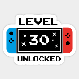 Level 30 unlocked Sticker
